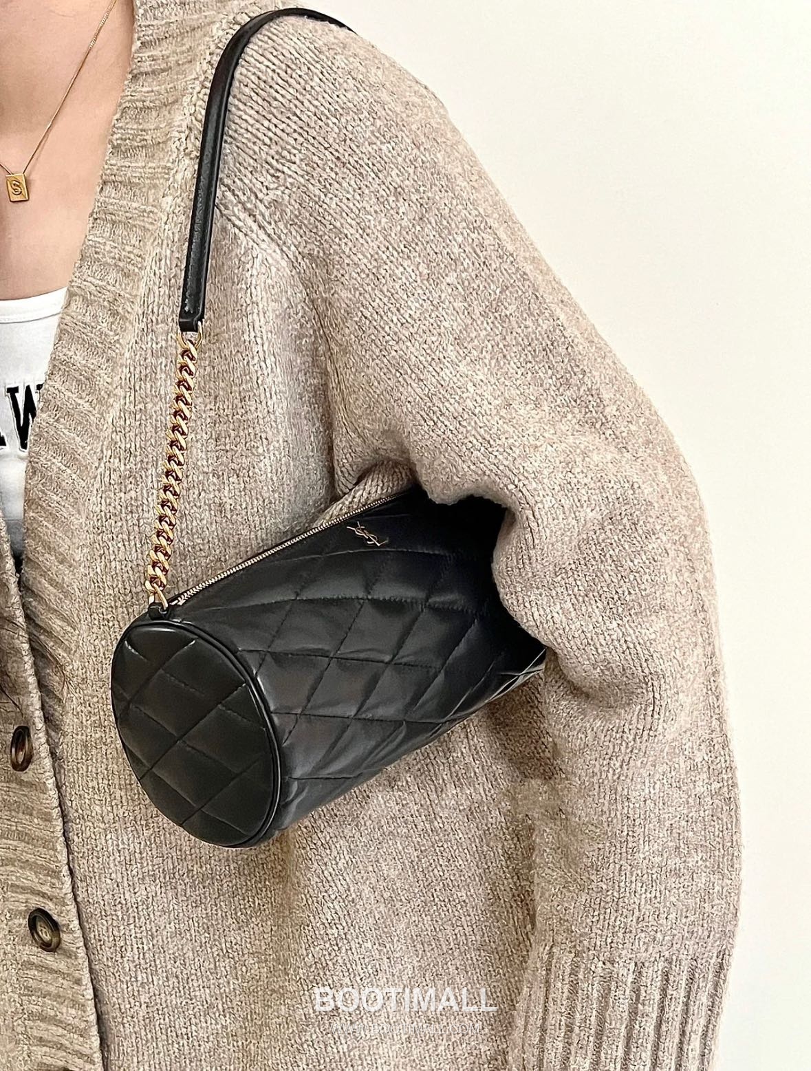 Saint Laurent Sade Quilted Lambskin Mini Shoulder Bag 6997031680680 생로랑 사드 퀼팅 램스킨 미니 숄더백 20cm 7