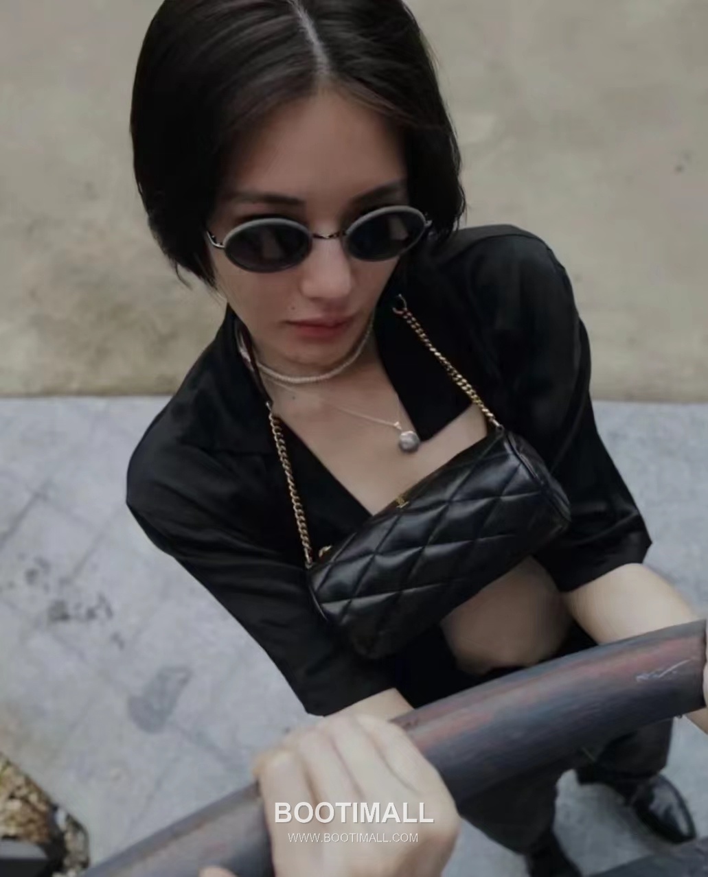 Saint Laurent Sade Quilted Lambskin Mini Shoulder Bag 6997031680680 생로랑 사드 퀼팅 램스킨 미니 숄더백 20cm 8