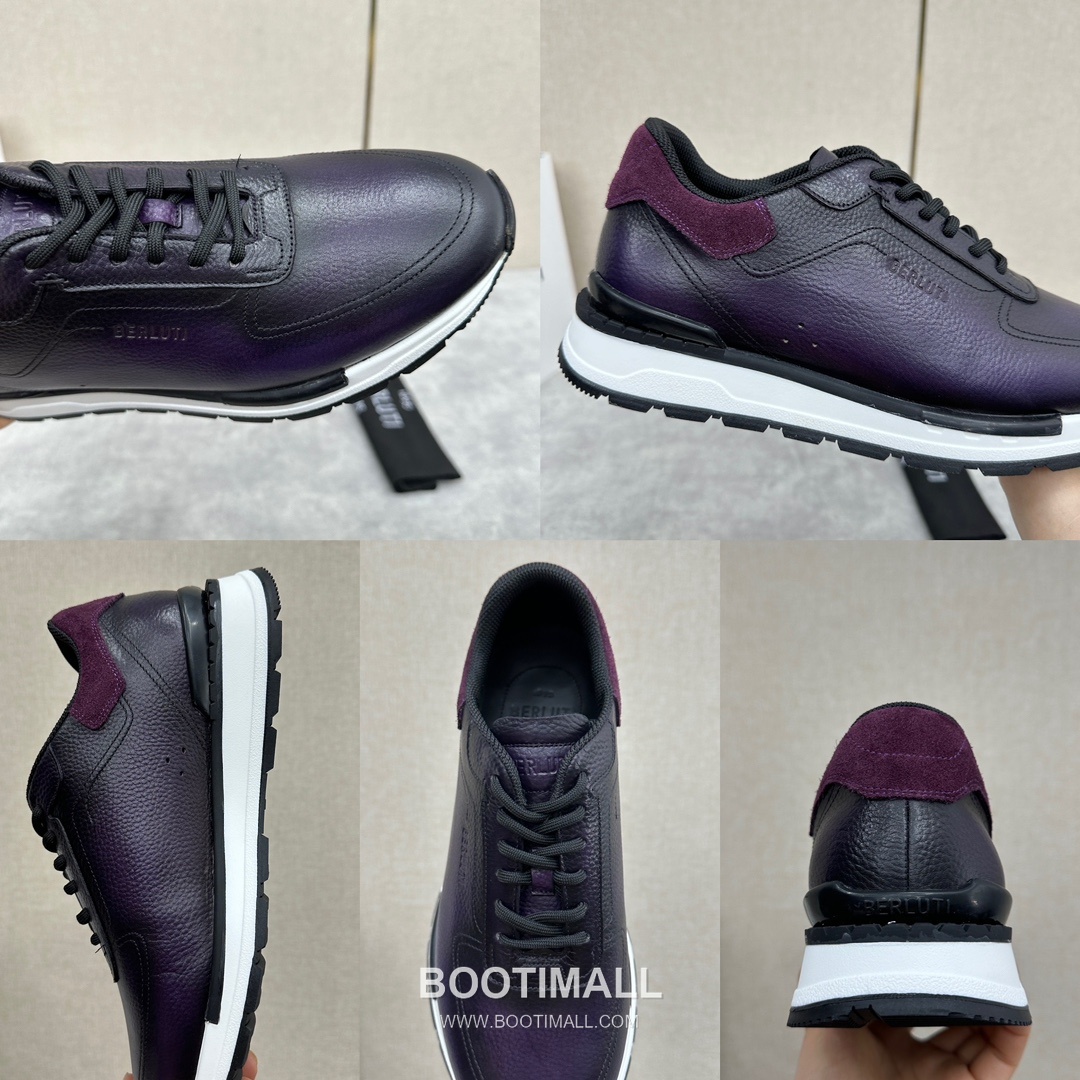 Berluti Fast Track Venezia Calfskin Grained Suede Black Sneakers 벨루티 패스트 트랙 베네치아 카프스킨 그레인드 스웨이드 블랙 스니커즈 9