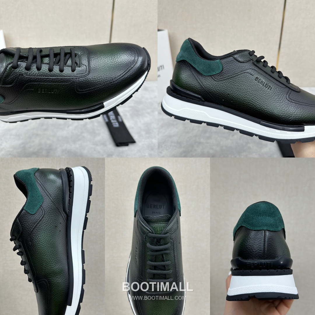 Berluti Fast Track Venezia Calfskin Grained Suede Black Sneakers 벨루티 패스트 트랙 베네치아 카프스킨 그레인드 스웨이드 블랙 스니커즈 9