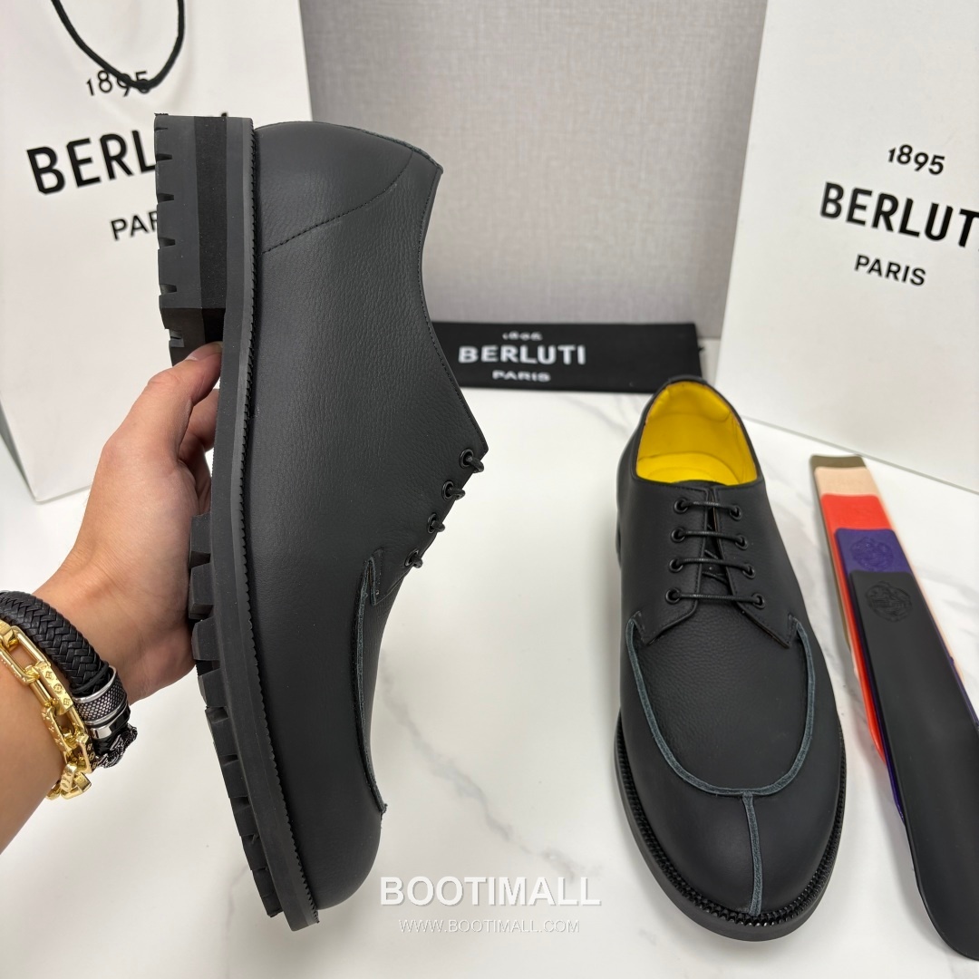Berluti New Oslo Patina Loafer Grained Calfskin Brown Dress Shoes 벨루티 뉴 오슬로 파티나 로퍼 그레인드 송아지가죽 브라운 드레스 슈즈 4