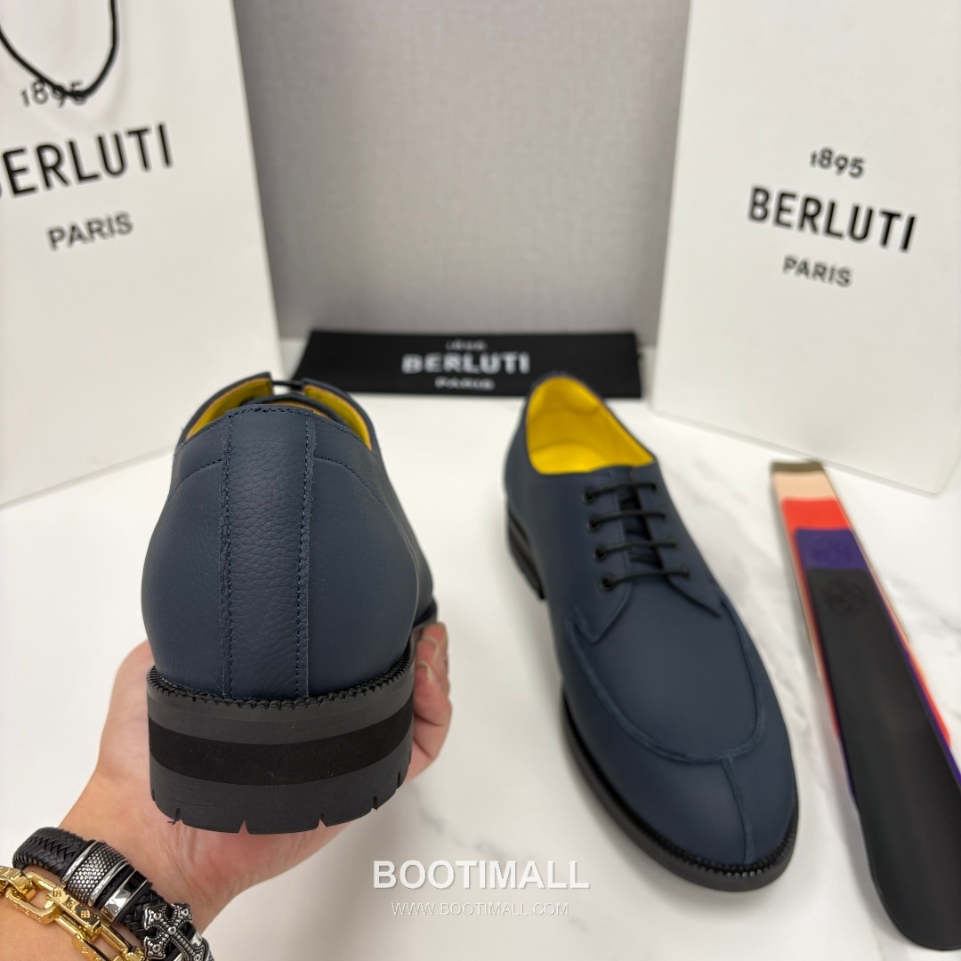 Berluti New Oslo Patina Loafer Grained Calfskin Brown Dress Shoes 벨루티 뉴 오슬로 파티나 로퍼 그레인드 송아지가죽 브라운 드레스 슈즈 8