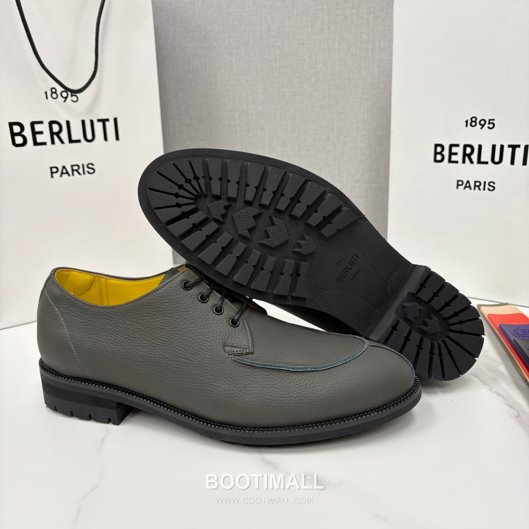 Berluti New Oslo Patina Loafer Grained Calfskin Brown Dress Shoes 벨루티 뉴 오슬로 파티나 로퍼 그레인드 송아지가죽 브라운 드레스 슈즈 9