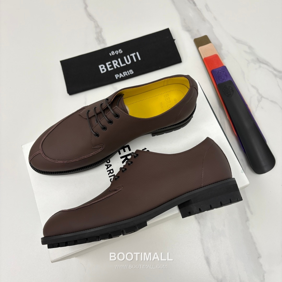Berluti New Oslo Patina Loafer Grained Calfskin Brown Dress Shoes 벨루티 뉴 오슬로 파티나 로퍼 그레인드 송아지가죽 브라운 드레스 슈즈 3