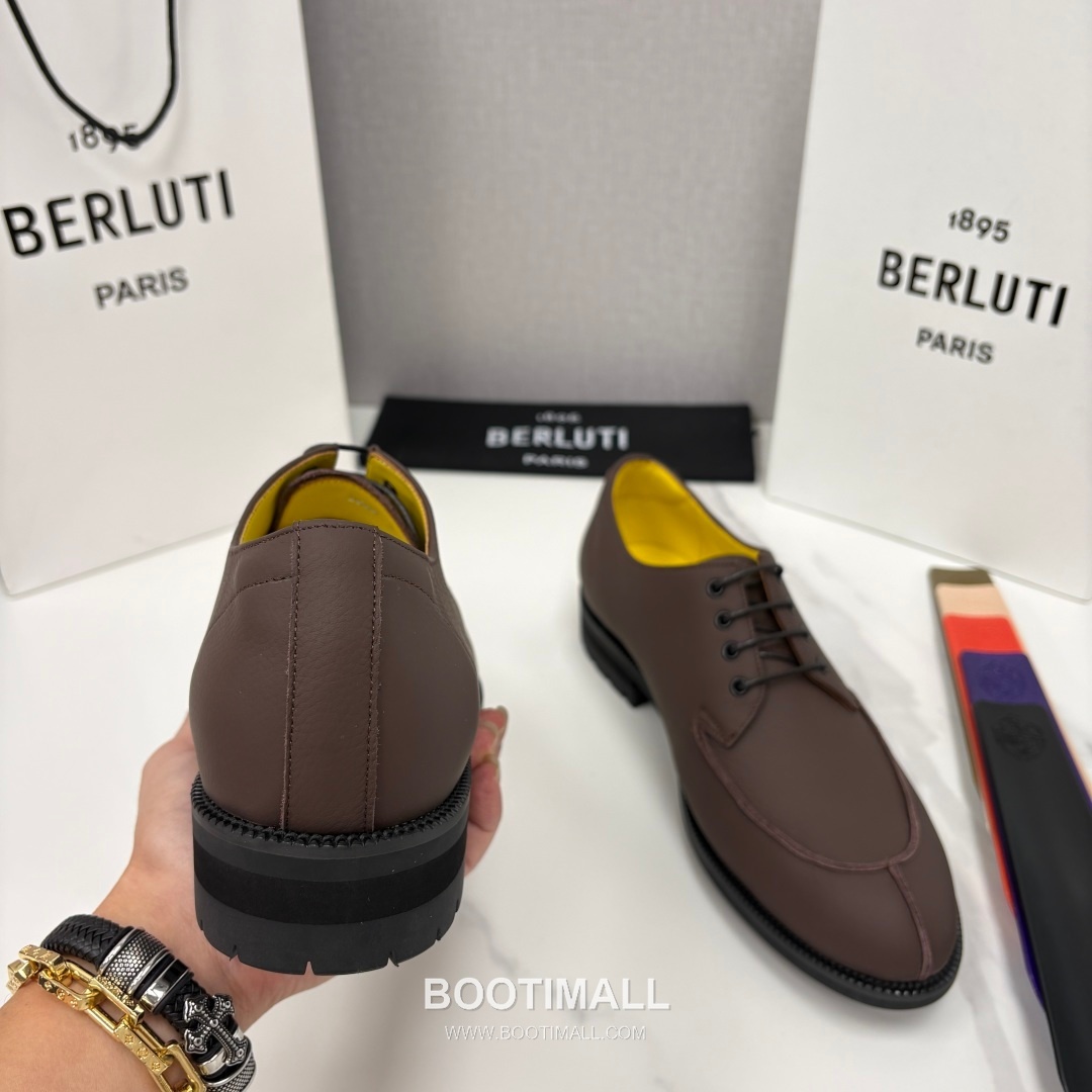 Berluti New Oslo Patina Loafer Grained Calfskin Brown Dress Shoes 벨루티 뉴 오슬로 파티나 로퍼 그레인드 송아지가죽 브라운 드레스 슈즈 8
