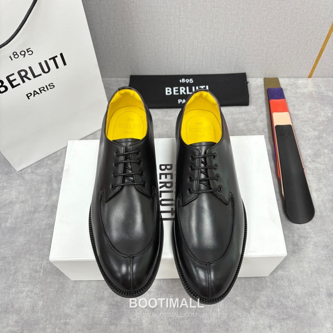 Berluti New Oslo Patina Calfskin Yellow Derby Shoes 벨루티 뉴 오슬로 파티나 송아지가죽 옐로우 더비 슈즈 1