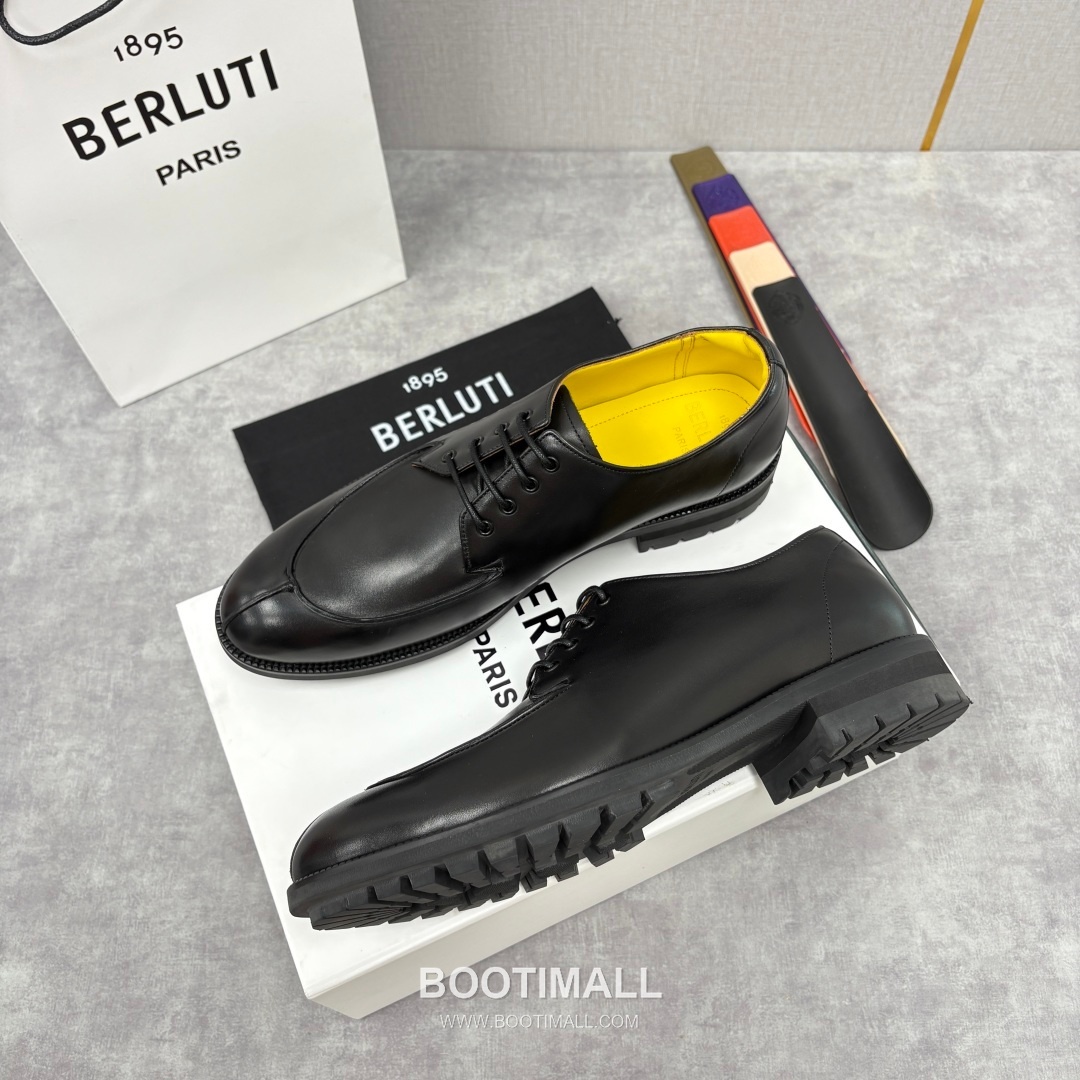 Berluti New Oslo Patina Calfskin Yellow Derby Shoes 벨루티 뉴 오슬로 파티나 송아지가죽 옐로우 더비 슈즈 2