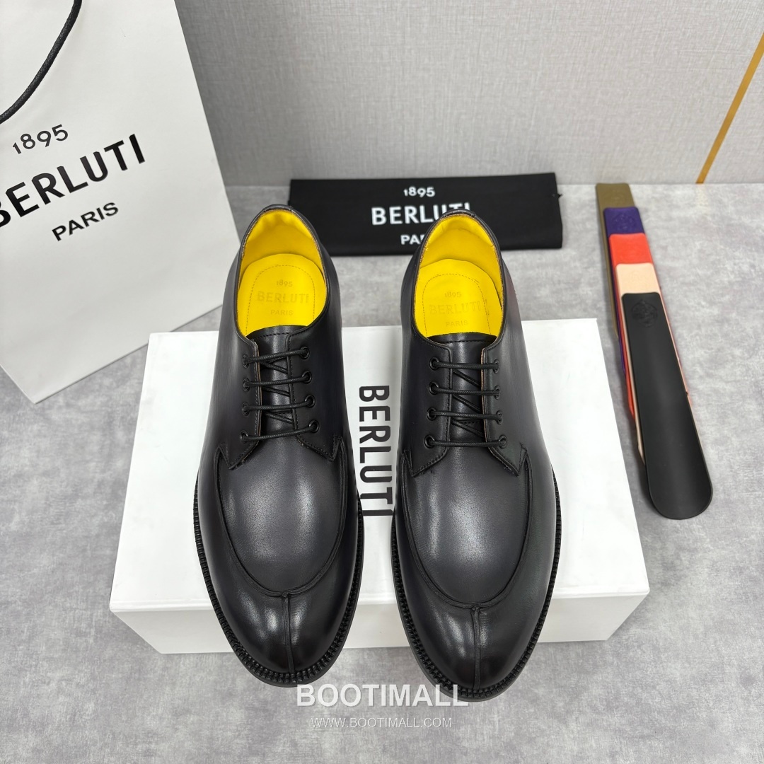 Berluti New Oslo Patina Calfskin Yellow Derby Shoes 벨루티 뉴 오슬로 파티나 송아지가죽 옐로우 더비 슈즈 1