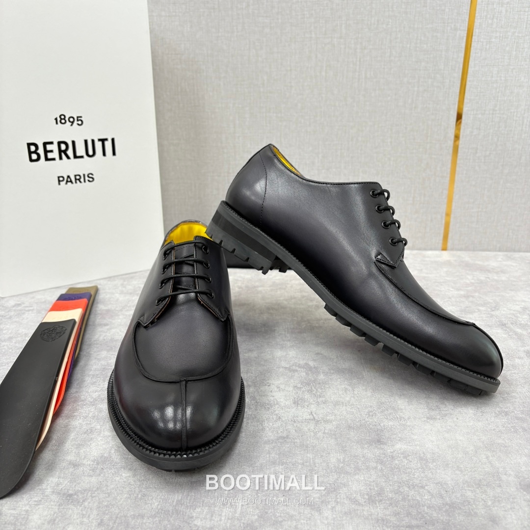 Berluti New Oslo Patina Calfskin Yellow Derby Shoes 벨루티 뉴 오슬로 파티나 송아지가죽 옐로우 더비 슈즈 4