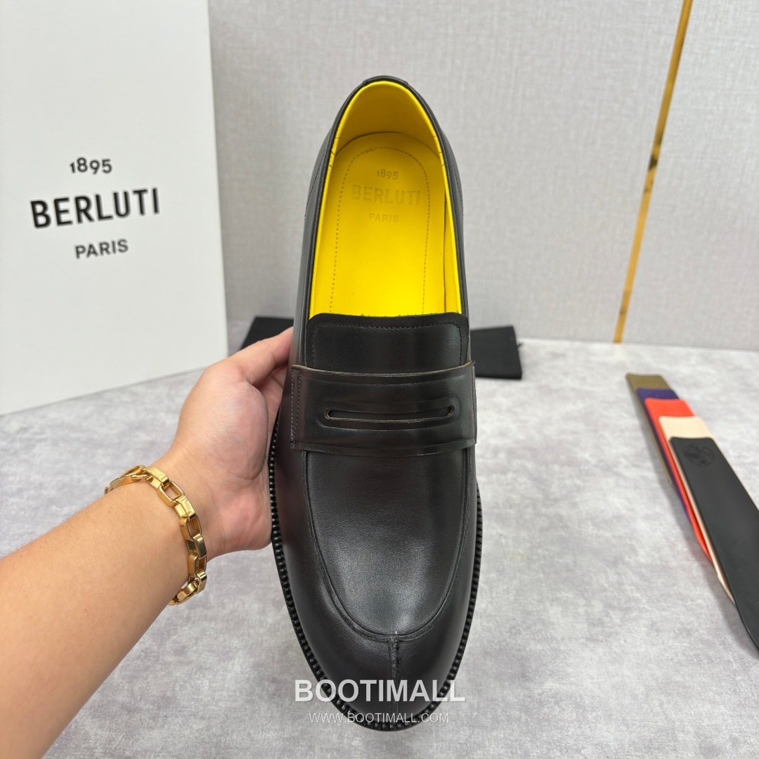 Berluti New Oslo Hand-Patina Calfskin Brown Loafer 벨루티 뉴 오슬로 핸드 파티나 송아지가죽 브라운 로퍼 7
