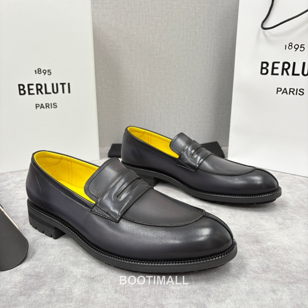 Berluti New Oslo Hand-Patina Calfskin Brown Loafer 벨루티 뉴 오슬로 핸드 파티나 송아지가죽 브라운 로퍼 3