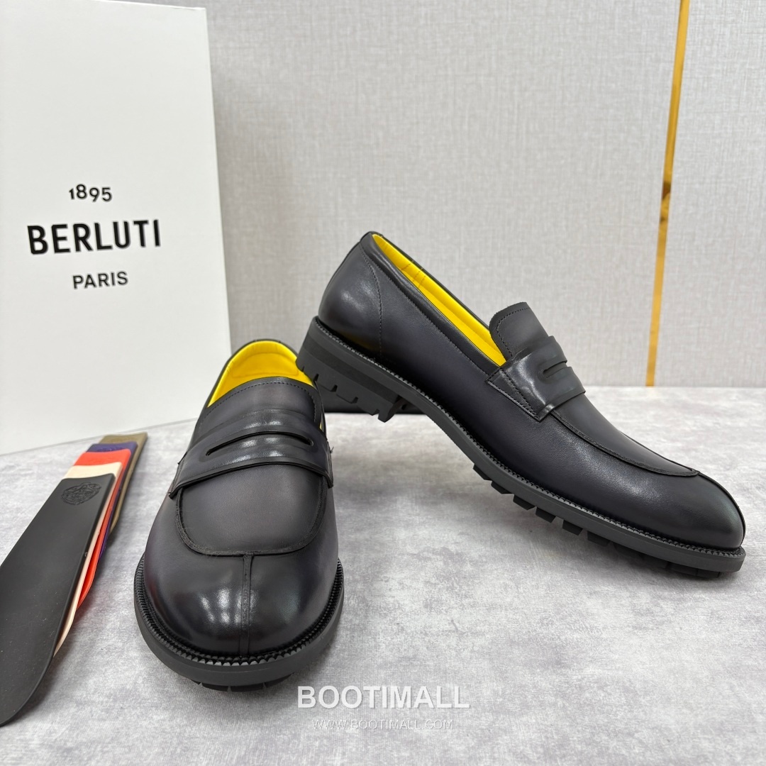 Berluti New Oslo Hand-Patina Calfskin Brown Loafer 벨루티 뉴 오슬로 핸드 파티나 송아지가죽 브라운 로퍼 4