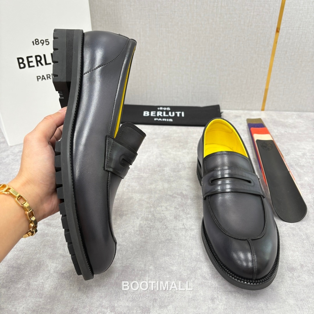 Berluti New Oslo Hand-Patina Calfskin Brown Loafer 벨루티 뉴 오슬로 핸드 파티나 송아지가죽 브라운 로퍼 6