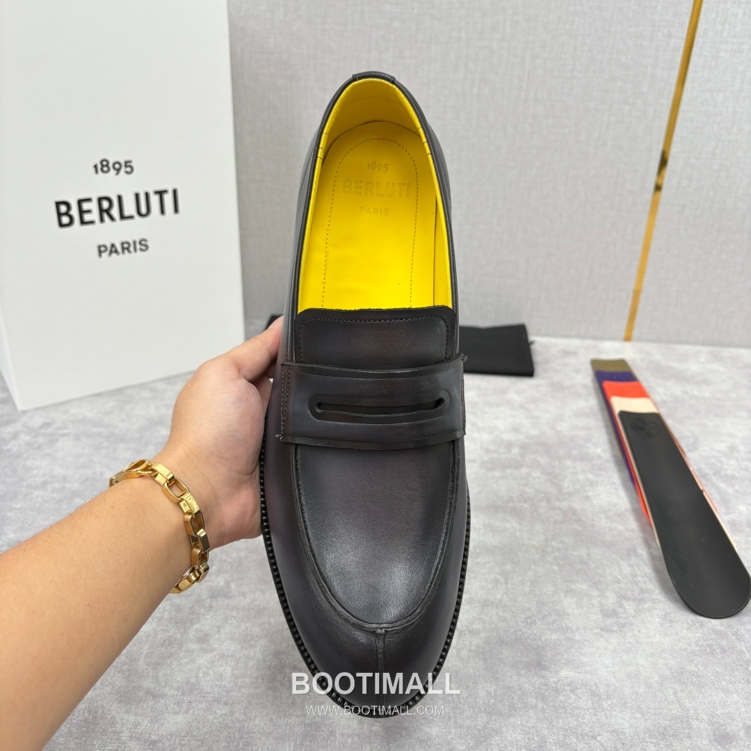 Berluti New Oslo Hand-Patina Calfskin Brown Loafer 벨루티 뉴 오슬로 핸드 파티나 송아지가죽 브라운 로퍼 7