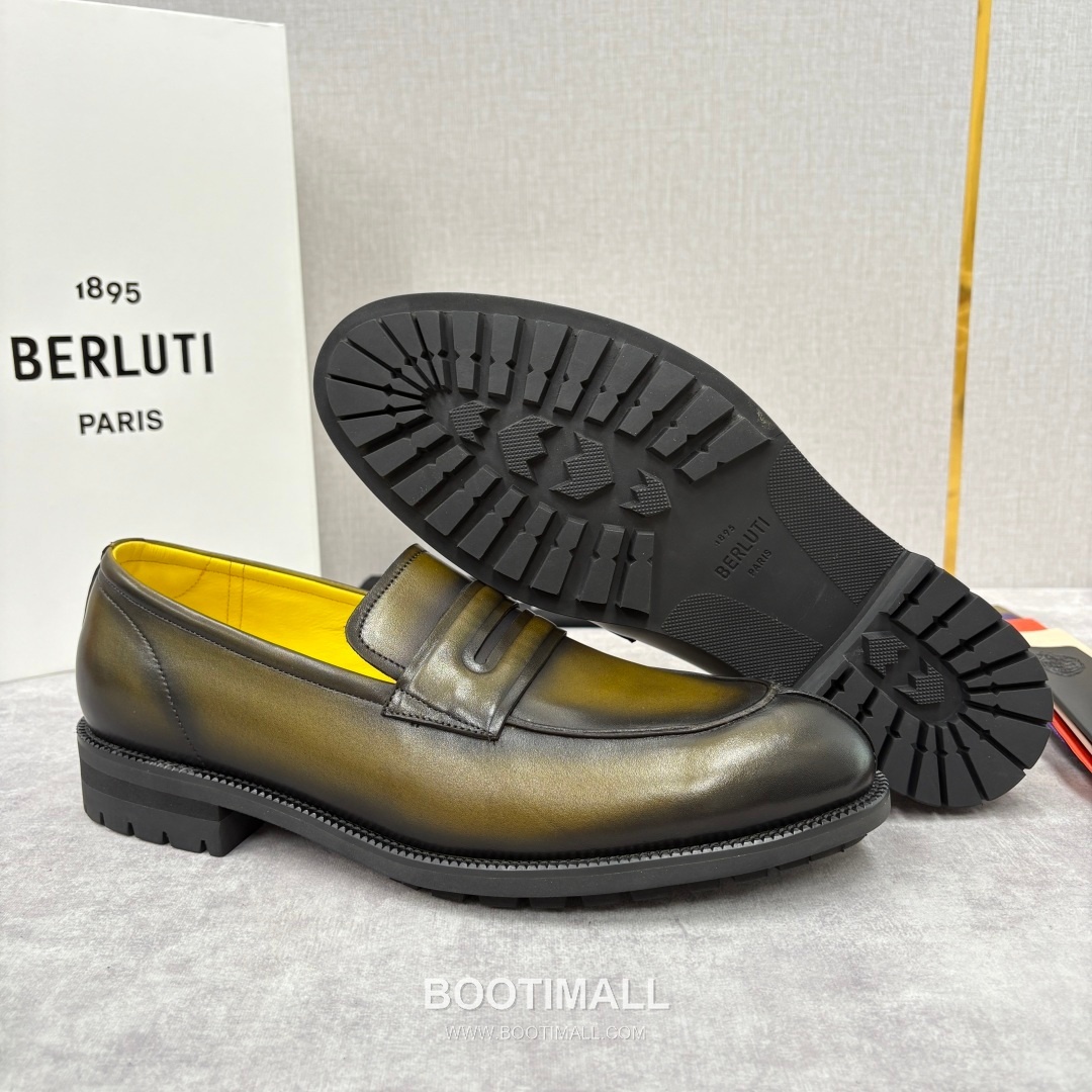 Berluti New Oslo Hand-Patina Calfskin Brown Loafer 벨루티 뉴 오슬로 핸드 파티나 송아지가죽 브라운 로퍼 5