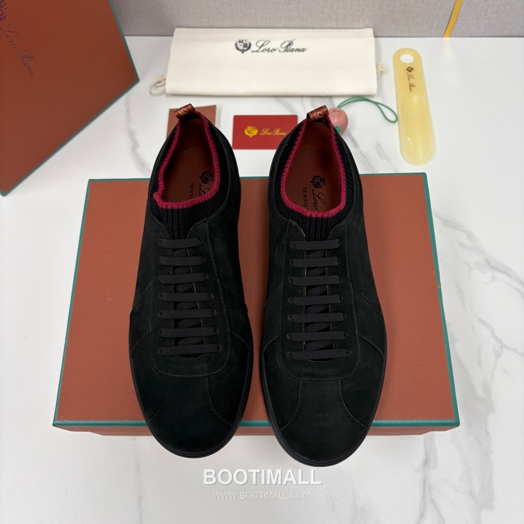 Loro Piana Soho Walk Trainer Calfskin Kummel Low-Top 로로피아나 소호 워크 트레이너 송아지가죽 쿠멜 로우탑 스니커즈 1