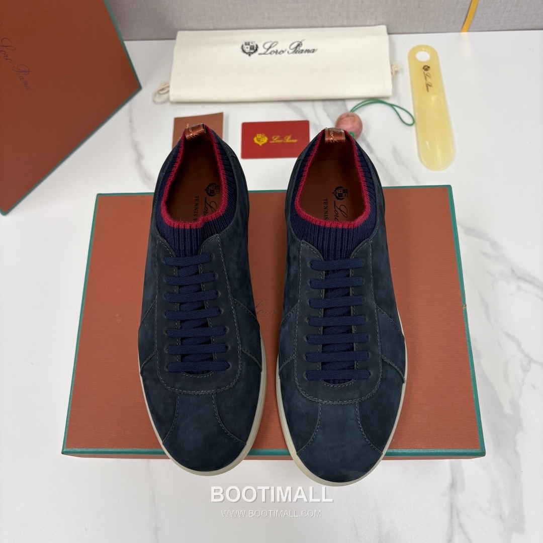 Loro Piana Soho Walk Trainer Calfskin Kummel Low-Top 로로피아나 소호 워크 트레이너 송아지가죽 쿠멜 로우탑 스니커즈 1