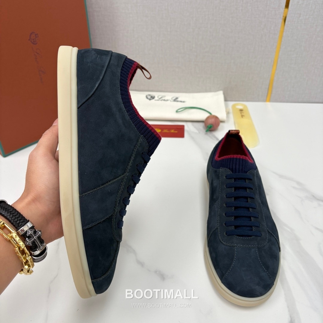Loro Piana Soho Walk Trainer Calfskin Kummel Low-Top 로로피아나 소호 워크 트레이너 송아지가죽 쿠멜 로우탑 스니커즈 4