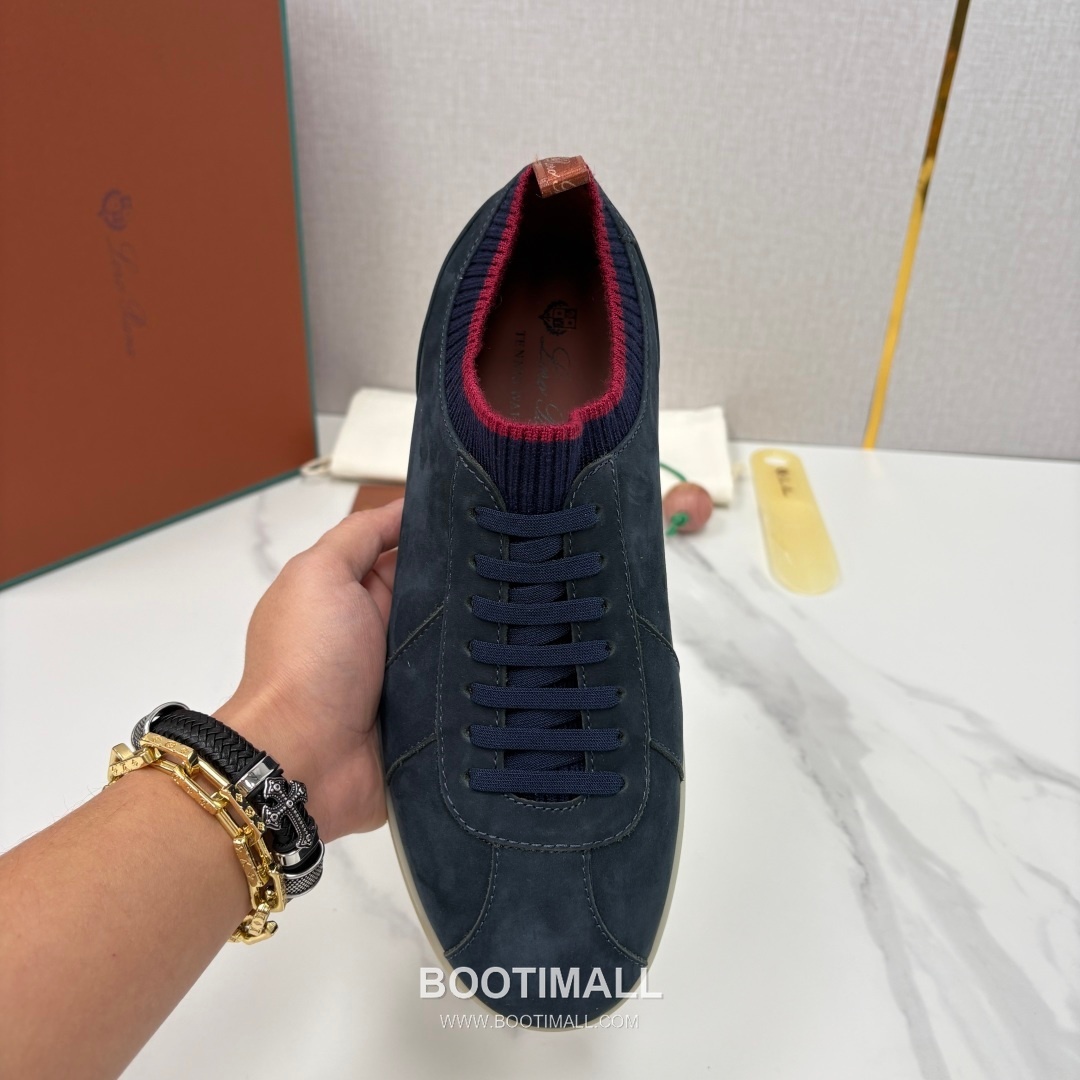 Loro Piana Soho Walk Trainer Calfskin Kummel Low-Top 로로피아나 소호 워크 트레이너 송아지가죽 쿠멜 로우탑 스니커즈 5