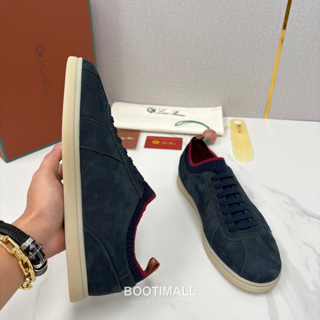 Loro Piana Soho Walk Trainer Calfskin Kummel Low-Top 로로피아나 소호 워크 트레이너 송아지가죽 쿠멜 로우탑 스니커즈 6
