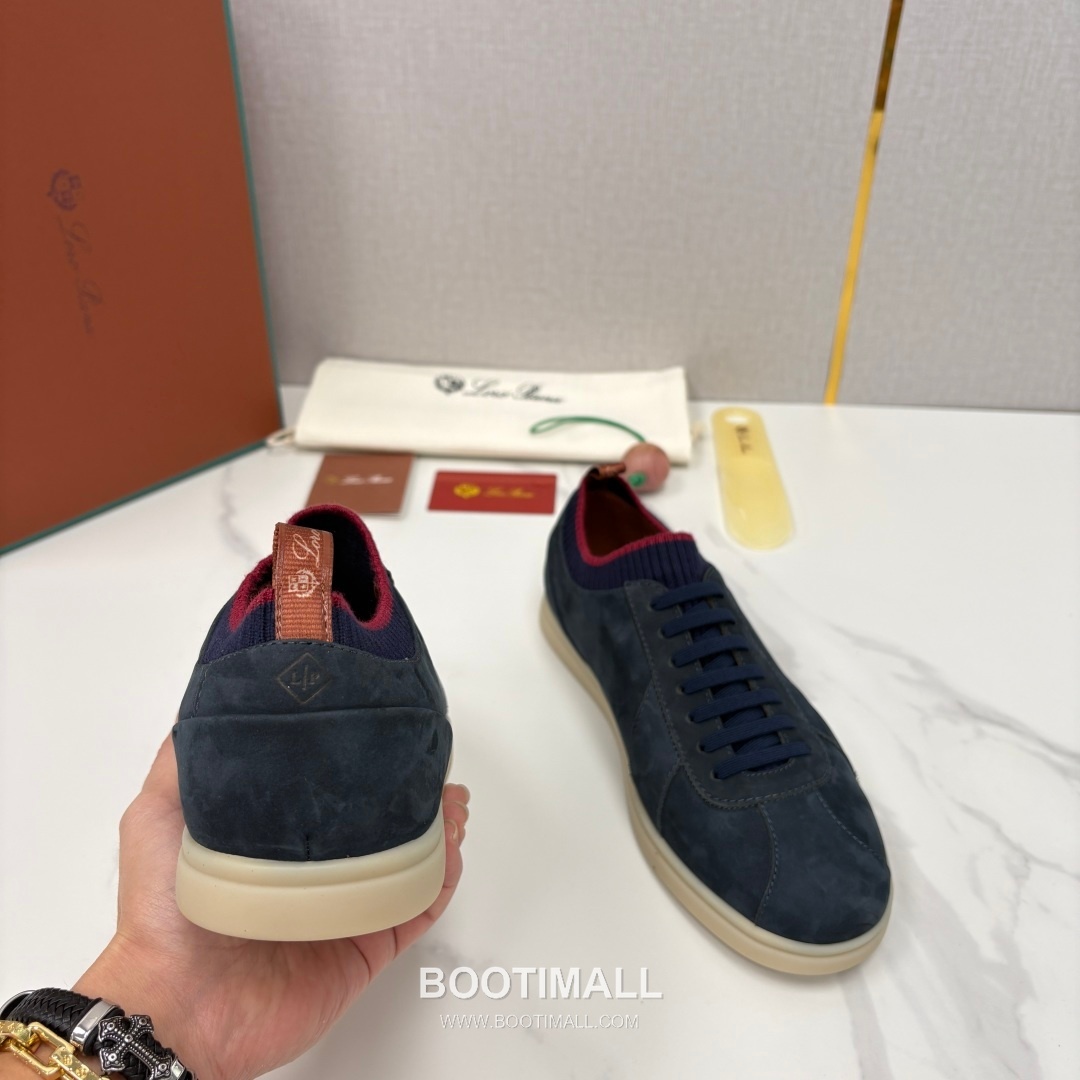 Loro Piana Soho Walk Trainer Calfskin Kummel Low-Top 로로피아나 소호 워크 트레이너 송아지가죽 쿠멜 로우탑 스니커즈 8