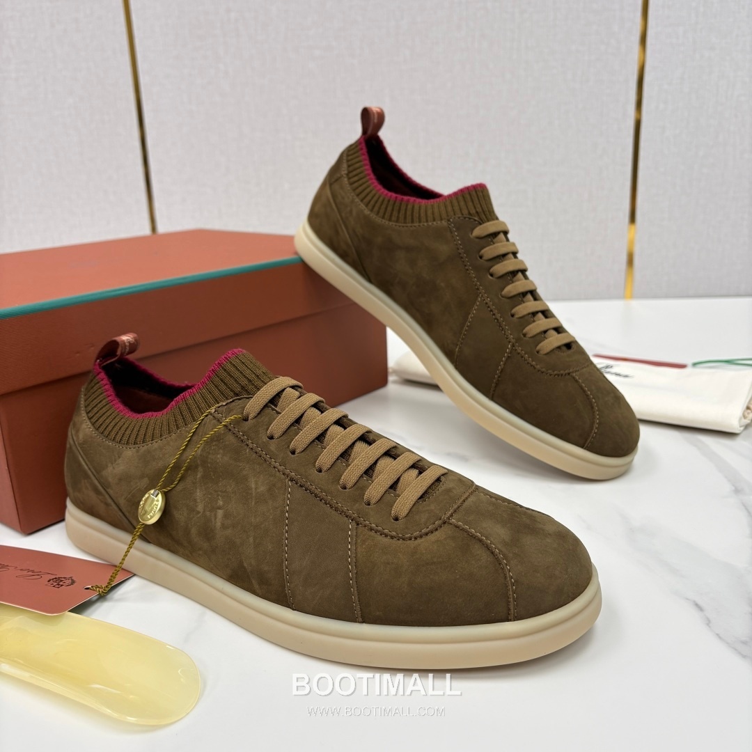 Loro Piana Soho Walk Trainer Calfskin Kummel Low-Top 로로피아나 소호 워크 트레이너 송아지가죽 쿠멜 로우탑 스니커즈 2