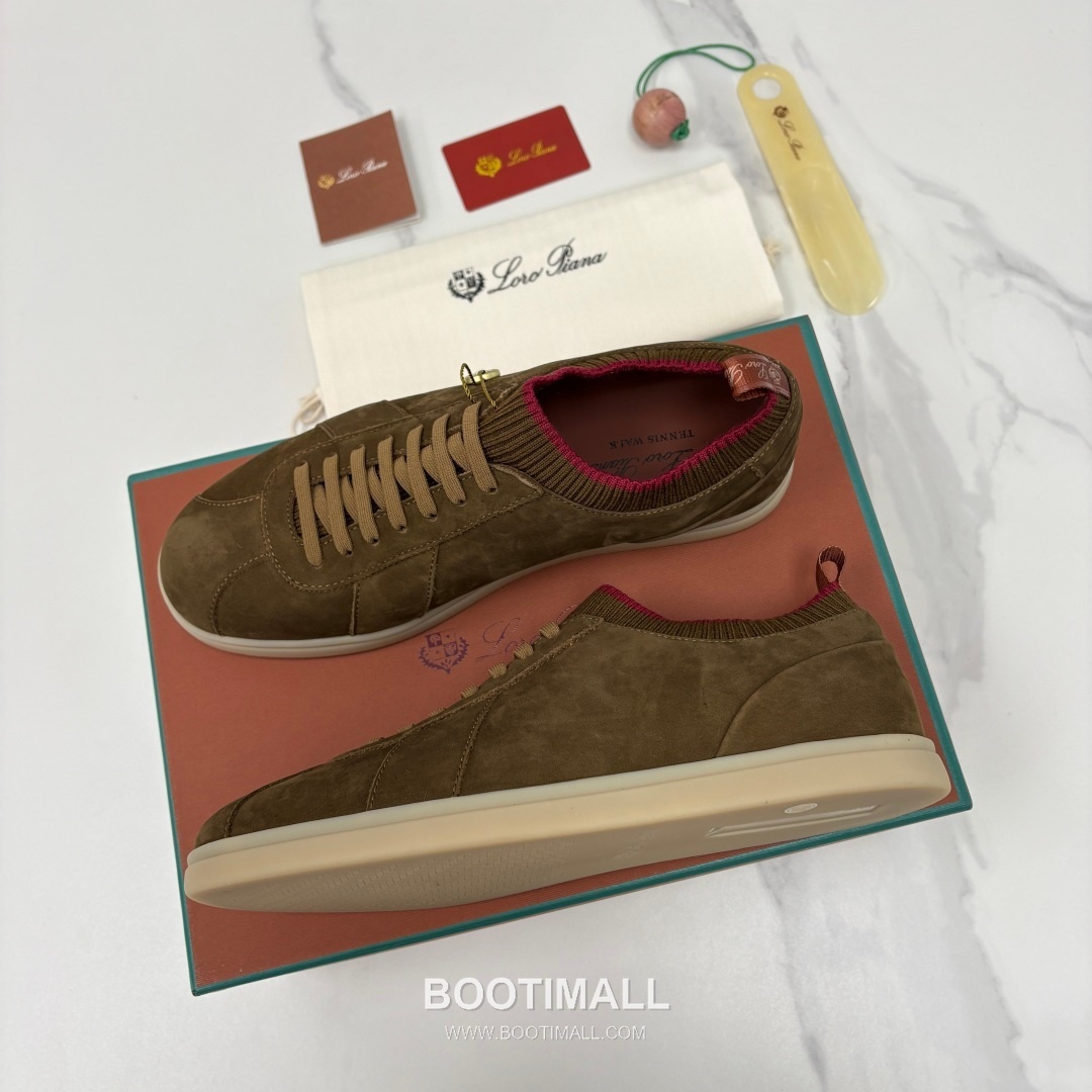 Loro Piana Soho Walk Trainer Calfskin Kummel Low-Top 로로피아나 소호 워크 트레이너 송아지가죽 쿠멜 로우탑 스니커즈 3