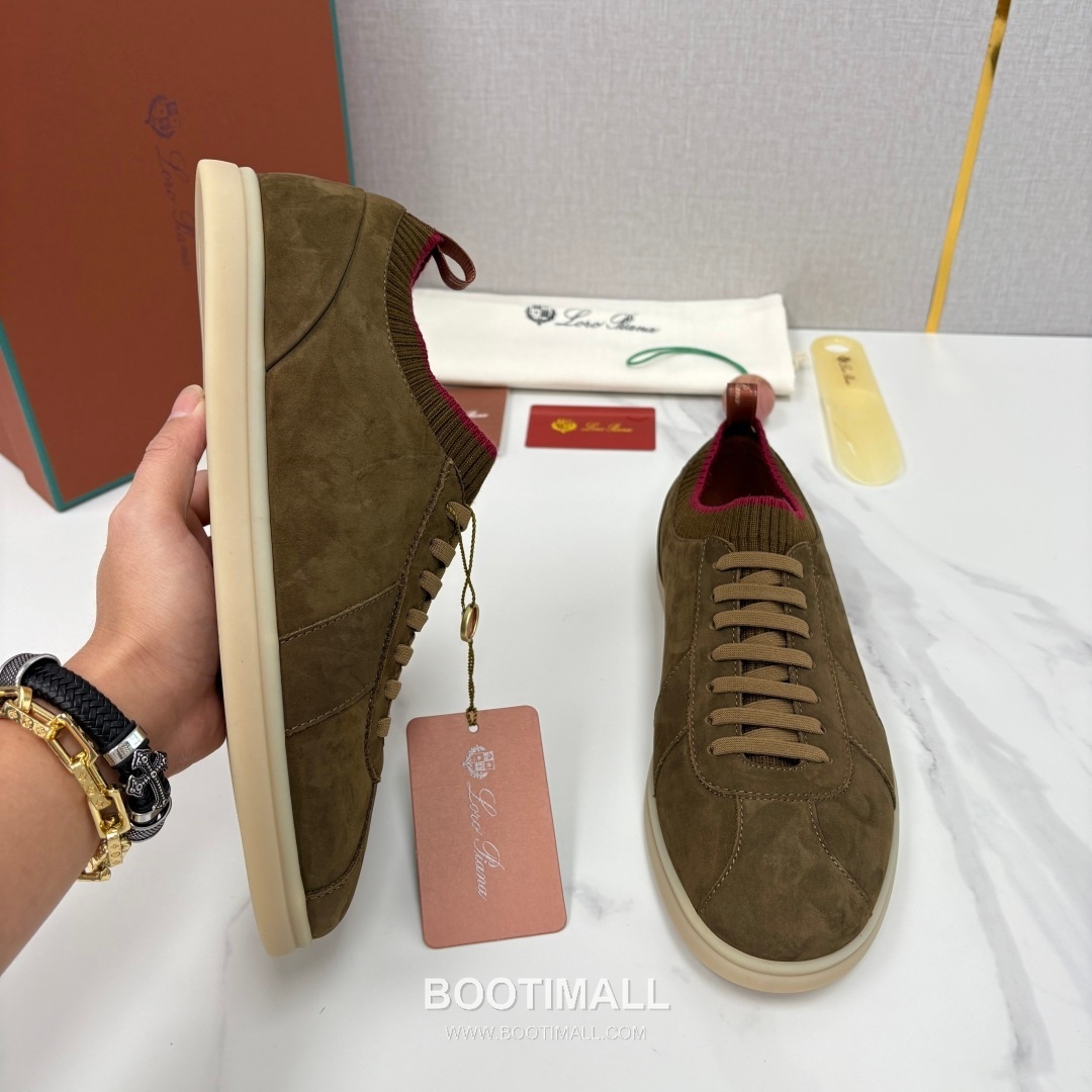 Loro Piana Soho Walk Trainer Calfskin Kummel Low-Top 로로피아나 소호 워크 트레이너 송아지가죽 쿠멜 로우탑 스니커즈 4