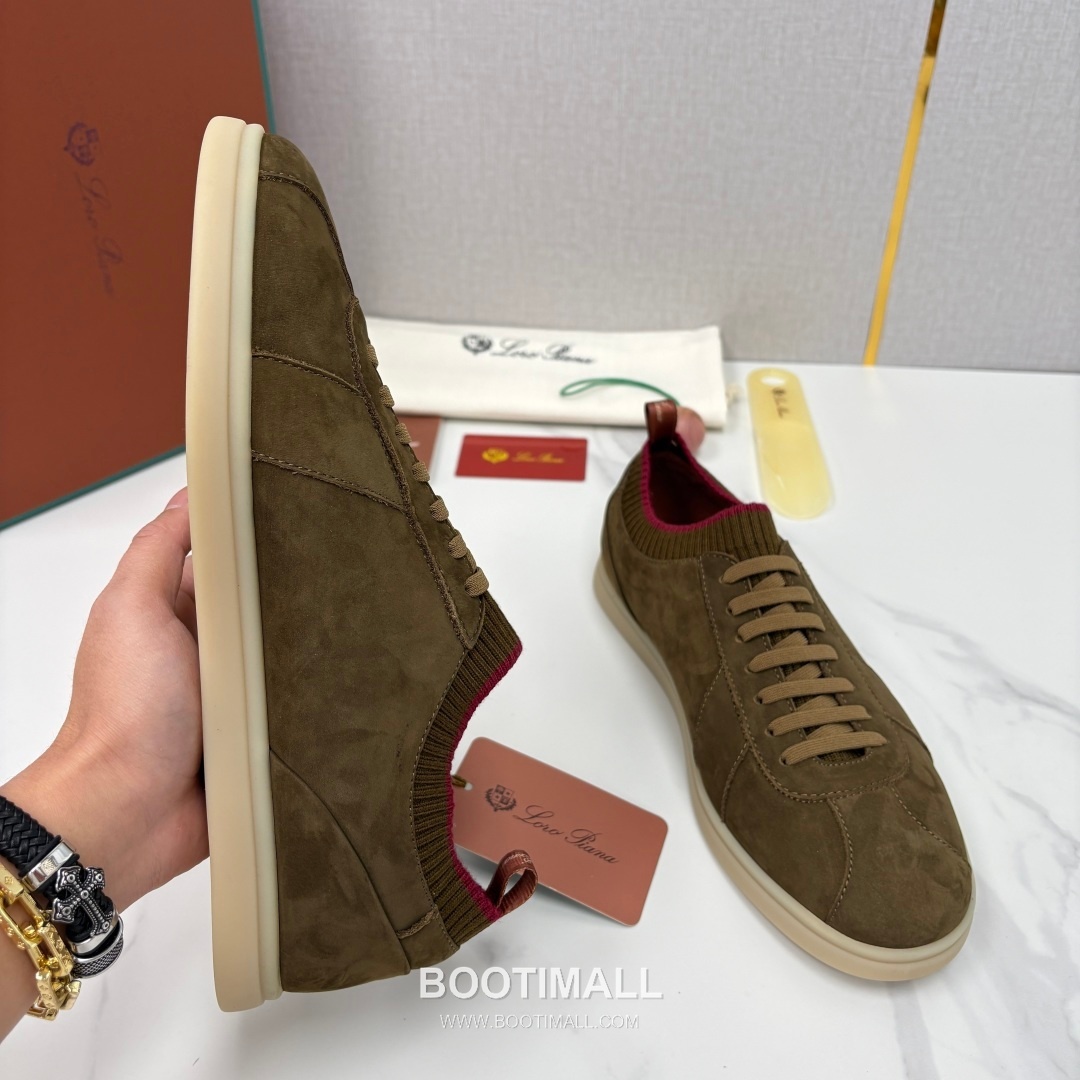 Loro Piana Soho Walk Trainer Calfskin Kummel Low-Top 로로피아나 소호 워크 트레이너 송아지가죽 쿠멜 로우탑 스니커즈 6