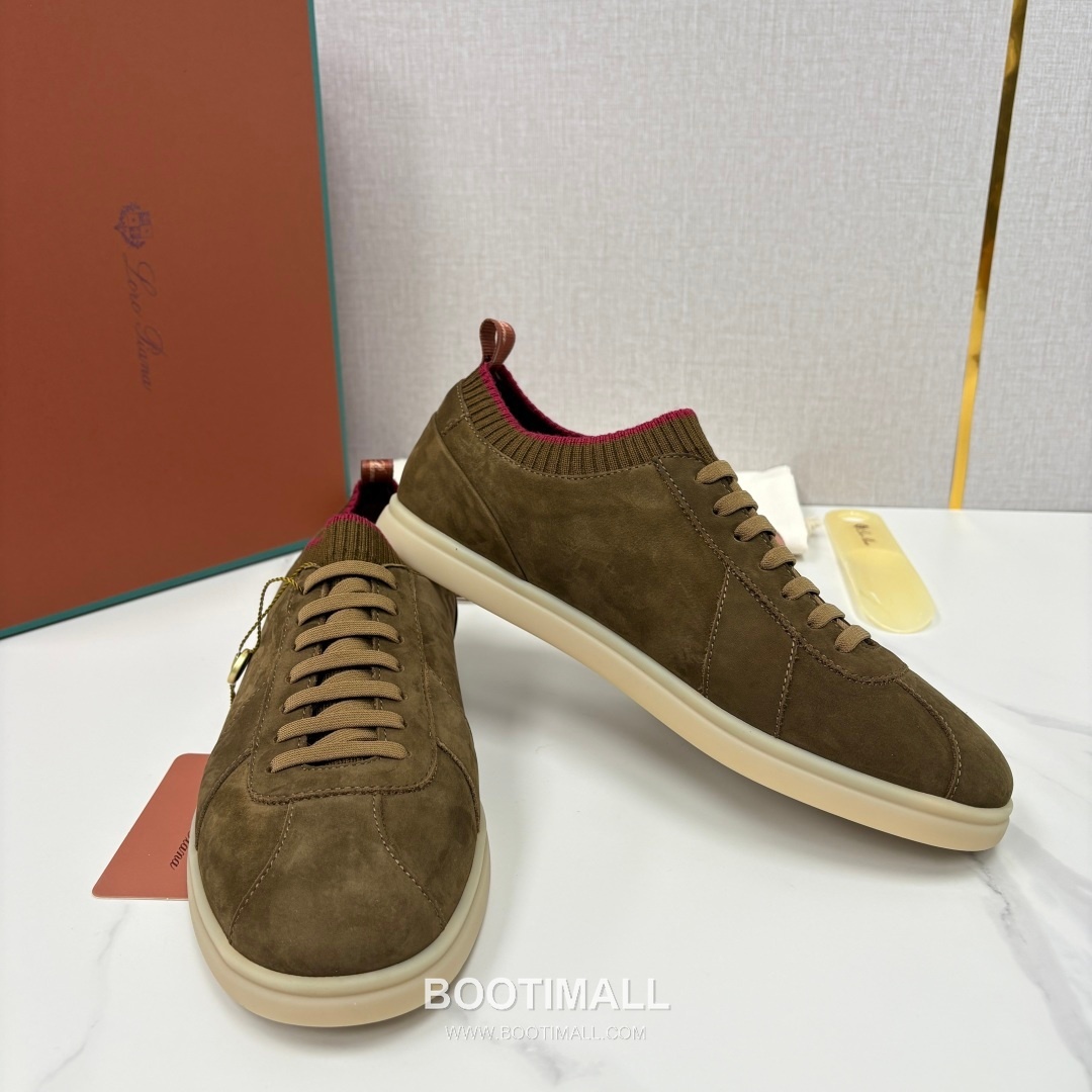 Loro Piana Soho Walk Trainer Calfskin Kummel Low-Top 로로피아나 소호 워크 트레이너 송아지가죽 쿠멜 로우탑 스니커즈 7