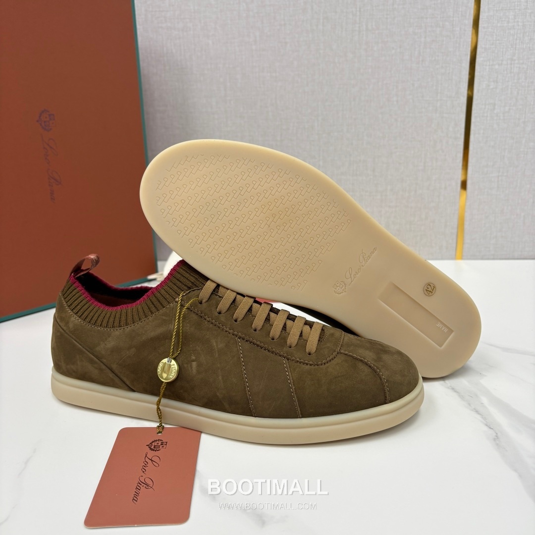 Loro Piana Soho Walk Trainer Calfskin Kummel Low-Top 로로피아나 소호 워크 트레이너 송아지가죽 쿠멜 로우탑 스니커즈 9