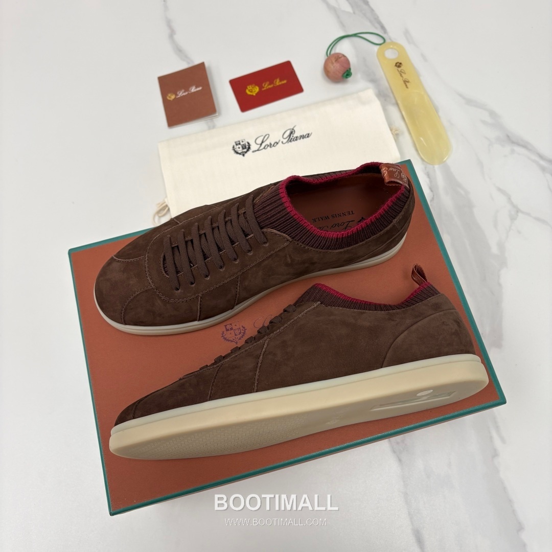 Loro Piana Soho Walk Trainer Calfskin Kummel Low-Top 로로피아나 소호 워크 트레이너 송아지가죽 쿠멜 로우탑 스니커즈 3