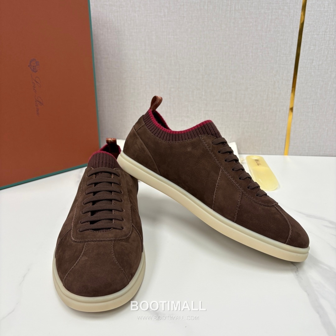 Loro Piana Soho Walk Trainer Calfskin Kummel Low-Top 로로피아나 소호 워크 트레이너 송아지가죽 쿠멜 로우탑 스니커즈 7