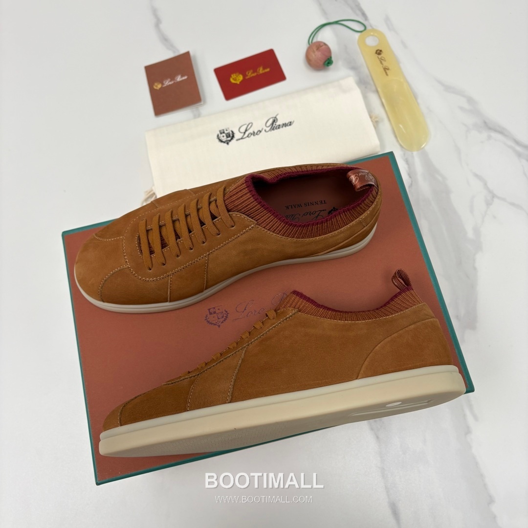 Loro Piana Soho Walk Trainer Calfskin Kummel Low-Top 로로피아나 소호 워크 트레이너 송아지가죽 쿠멜 로우탑 스니커즈 3