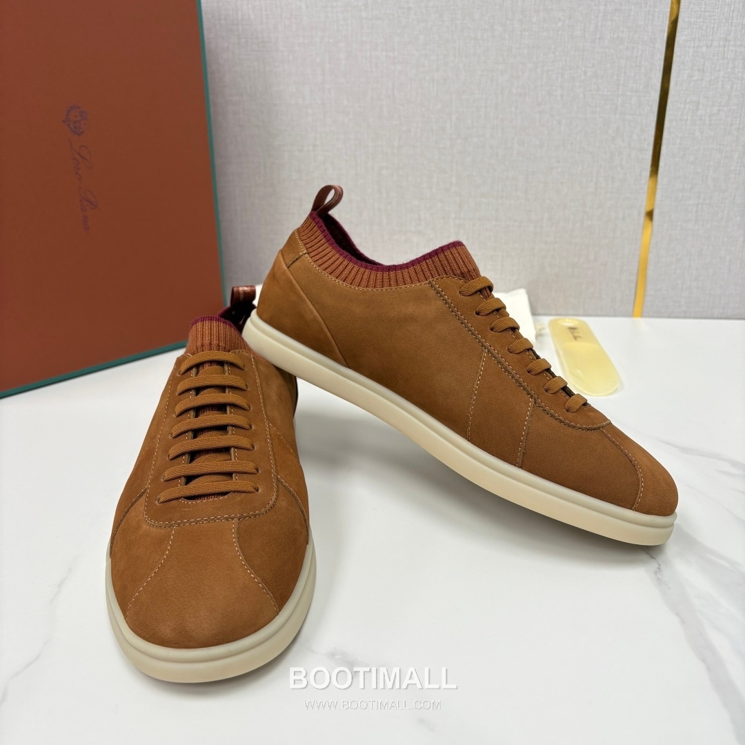 Loro Piana Soho Walk Trainer Calfskin Kummel Low-Top 로로피아나 소호 워크 트레이너 송아지가죽 쿠멜 로우탑 스니커즈 7