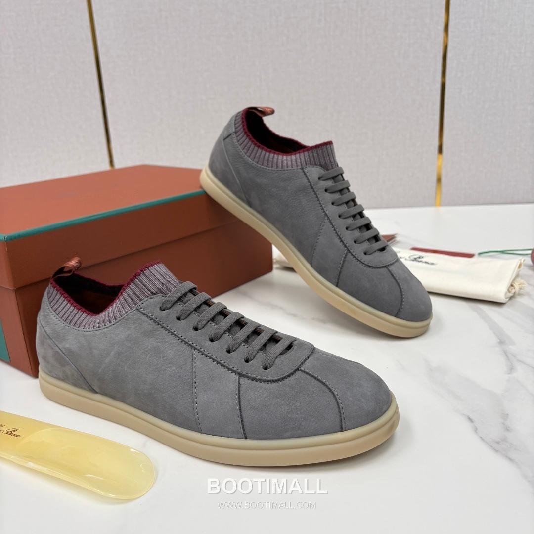 Loro Piana Soho Walk Trainer Calfskin Kummel Low-Top 로로피아나 소호 워크 트레이너 송아지가죽 쿠멜 로우탑 스니커즈 2