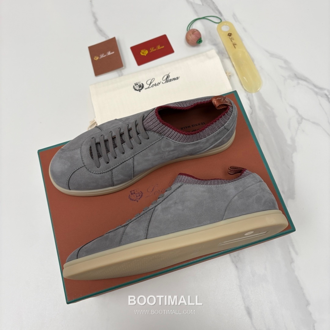 Loro Piana Soho Walk Trainer Calfskin Kummel Low-Top 로로피아나 소호 워크 트레이너 송아지가죽 쿠멜 로우탑 스니커즈 3