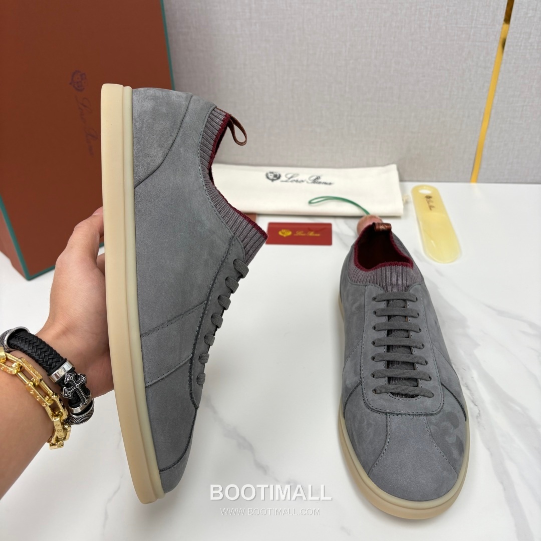 Loro Piana Soho Walk Trainer Calfskin Kummel Low-Top 로로피아나 소호 워크 트레이너 송아지가죽 쿠멜 로우탑 스니커즈 4
