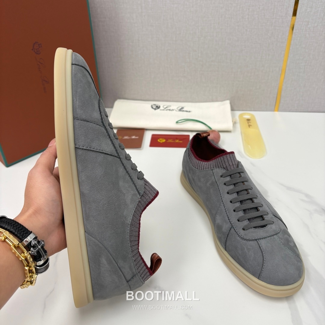 Loro Piana Soho Walk Trainer Calfskin Kummel Low-Top 로로피아나 소호 워크 트레이너 송아지가죽 쿠멜 로우탑 스니커즈 6