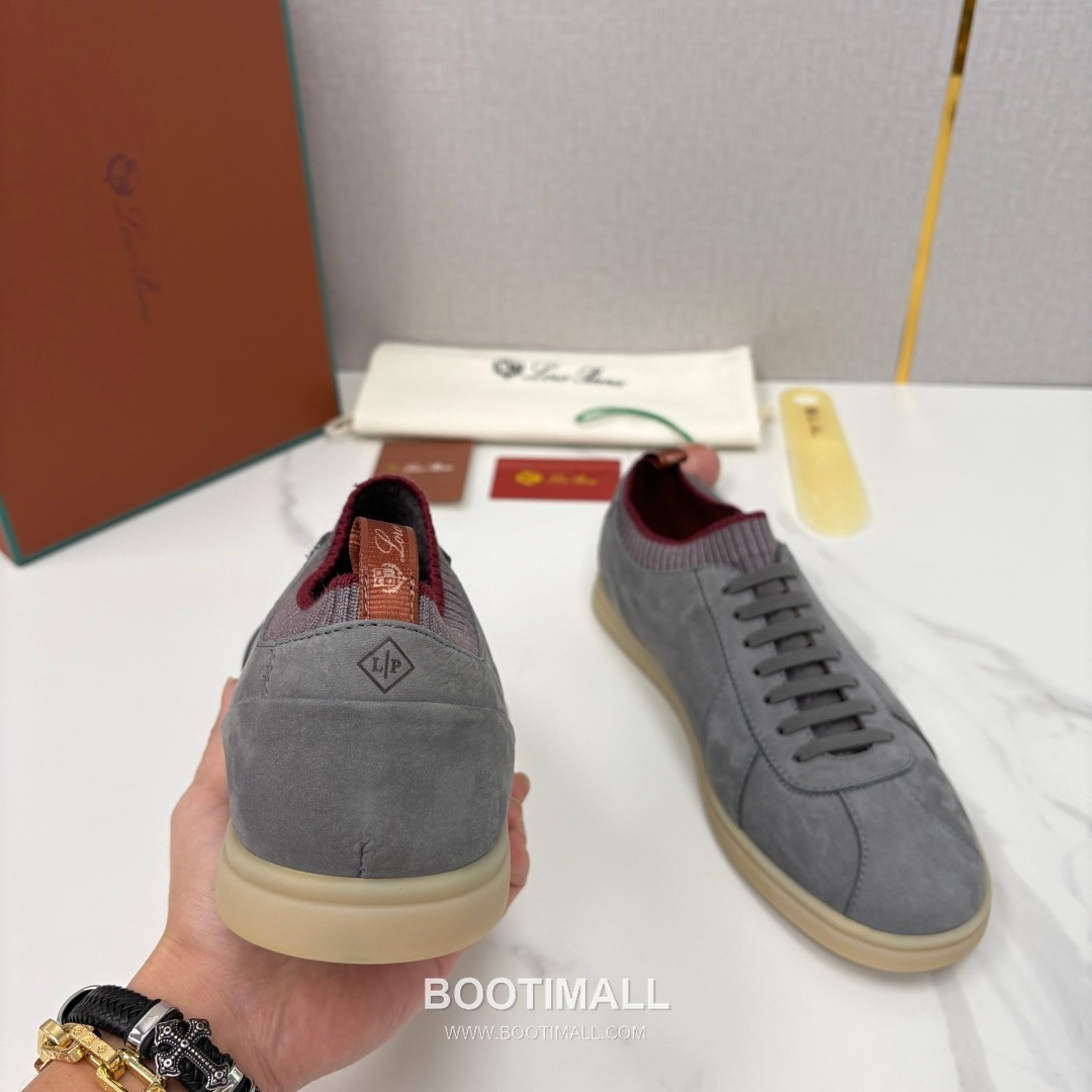Loro Piana Soho Walk Trainer Calfskin Kummel Low-Top 로로피아나 소호 워크 트레이너 송아지가죽 쿠멜 로우탑 스니커즈 7