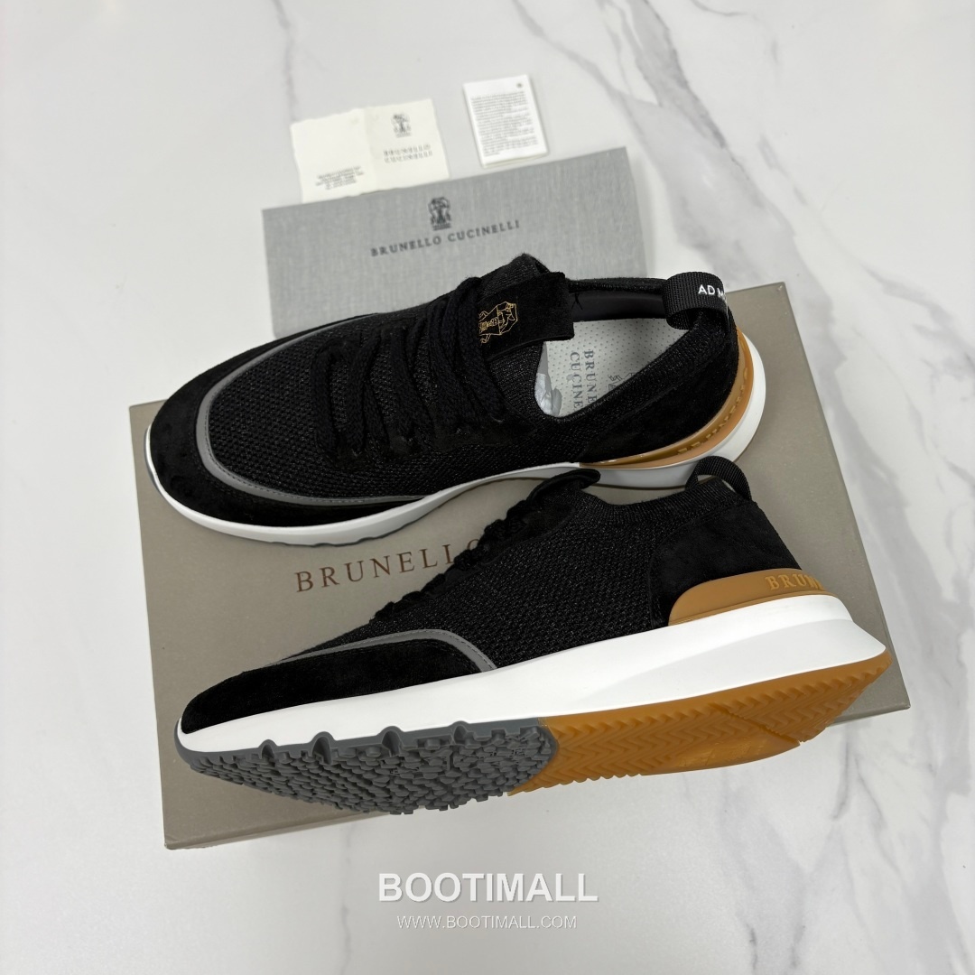 Brunello Cucinelli Melange Knit Suede Low-Top Multicolor Sneakers 브루넬로 쿠치넬리 멜란지 니트 스웨이드 로우탑 멀티컬러 스니커즈 3