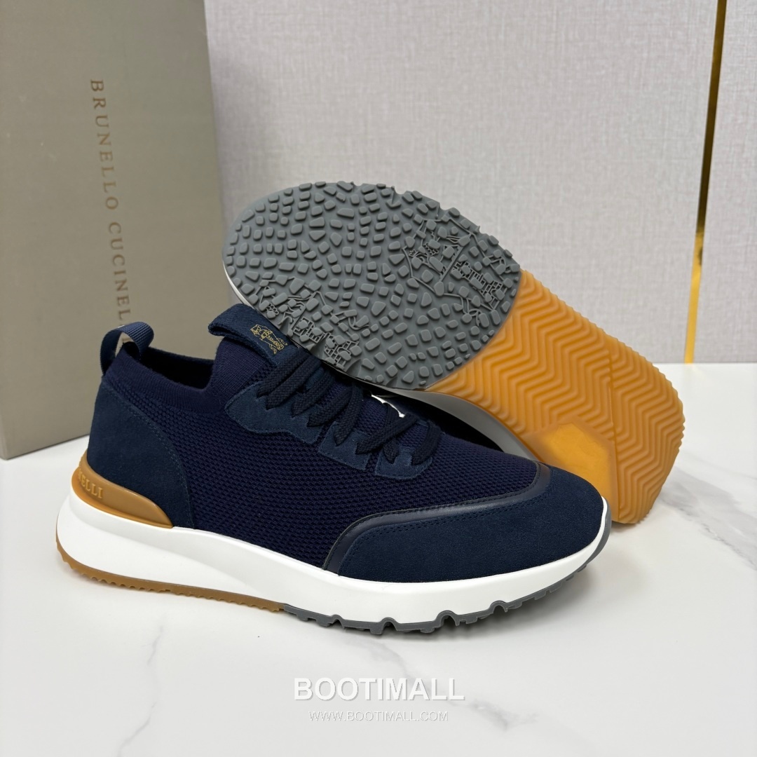 Brunello Cucinelli Melange Knit Suede Low-Top Multicolor Sneakers 브루넬로 쿠치넬리 멜란지 니트 스웨이드 로우탑 멀티컬러 스니커즈 9