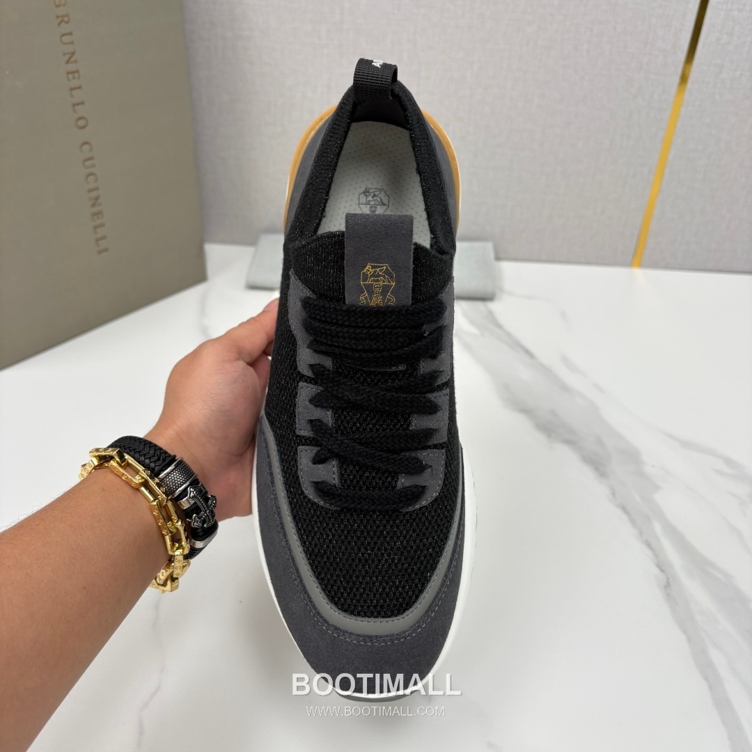 Brunello Cucinelli Melange Knit Suede Low-Top Multicolor Sneakers 브루넬로 쿠치넬리 멜란지 니트 스웨이드 로우탑 멀티컬러 스니커즈 5