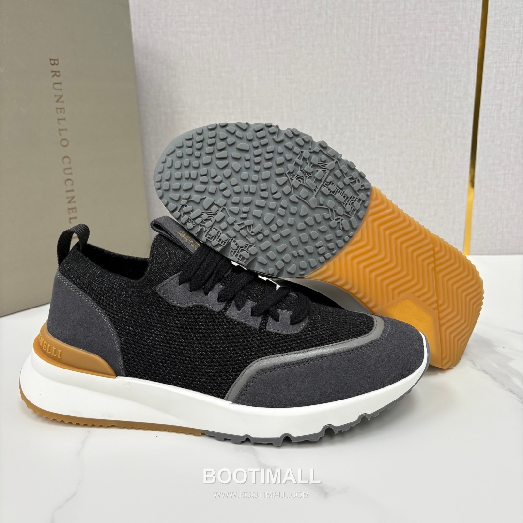 Brunello Cucinelli Melange Knit Suede Low-Top Multicolor Sneakers 브루넬로 쿠치넬리 멜란지 니트 스웨이드 로우탑 멀티컬러 스니커즈 9