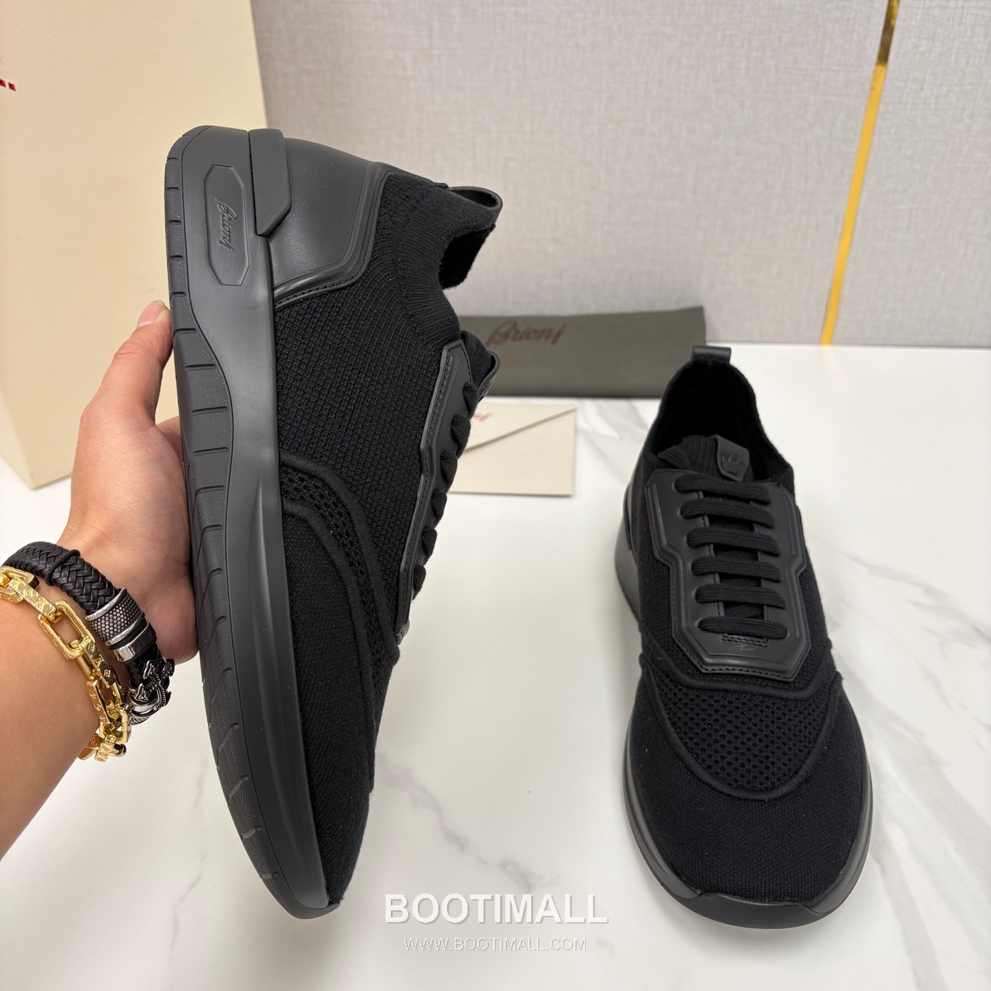 Brioni Mesh Suede Dad Sneaker 브리오니 메쉬 스웨이드 대드 스니커즈 5cm 4