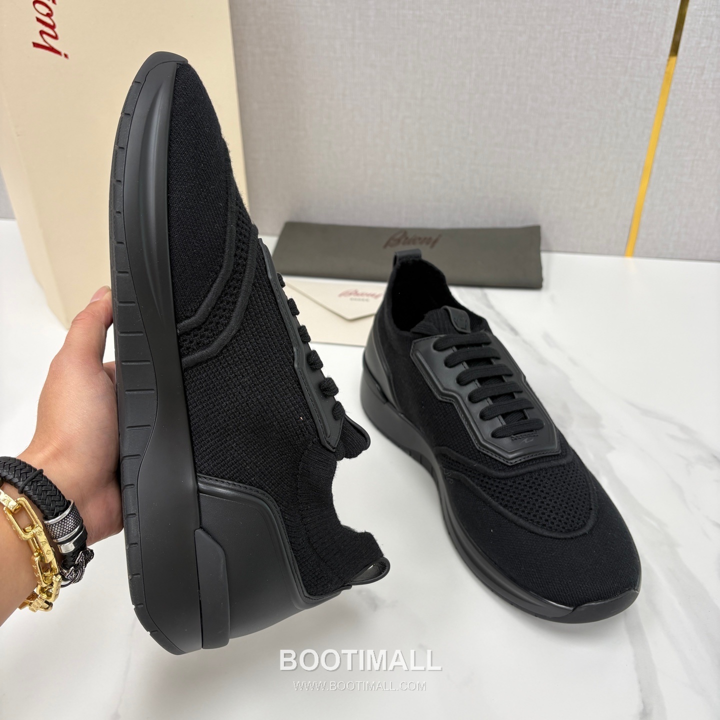 Brioni Mesh Suede Dad Sneaker 브리오니 메쉬 스웨이드 대드 스니커즈 5cm 6