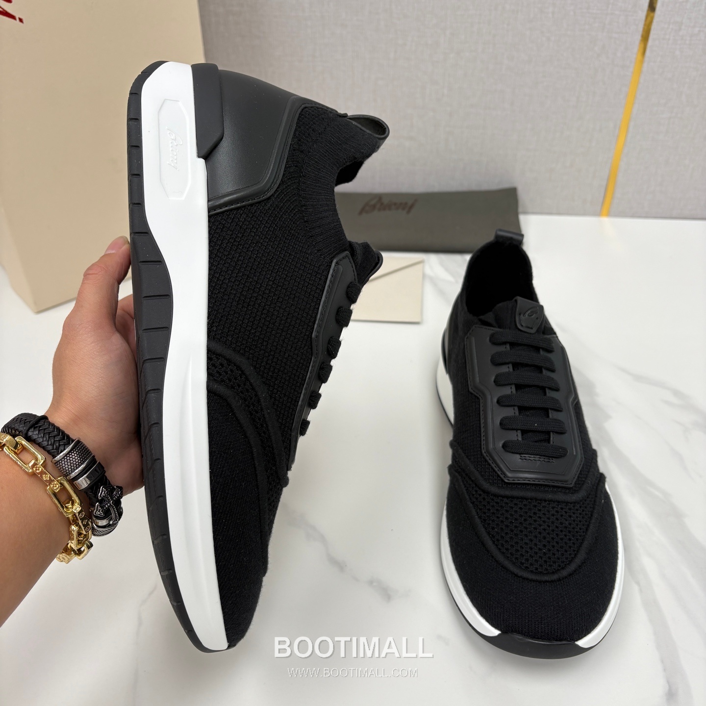 Brioni Mesh Suede Dad Sneaker 브리오니 메쉬 스웨이드 대드 스니커즈 5cm 4