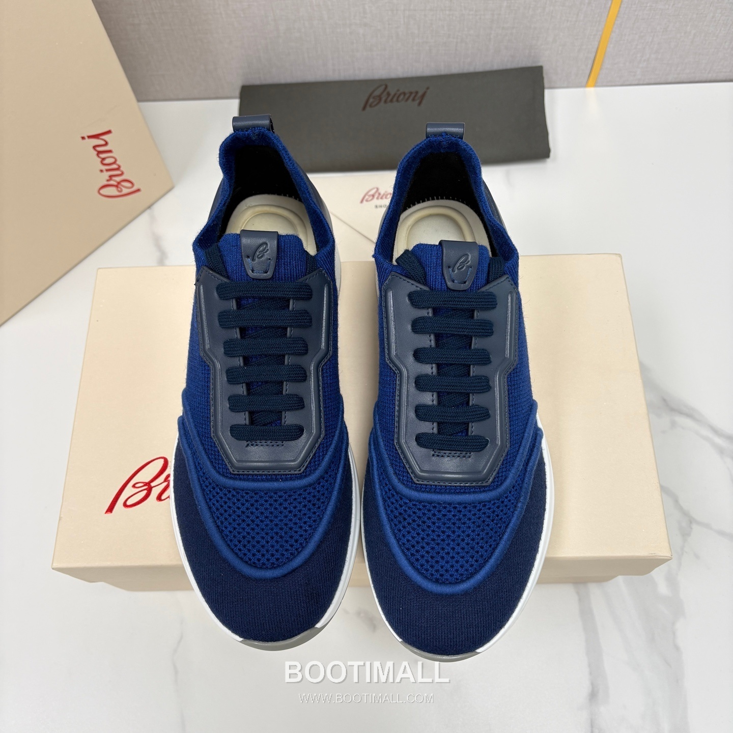 Brioni Mesh Suede Dad Sneaker 브리오니 메쉬 스웨이드 대드 스니커즈 5cm 1