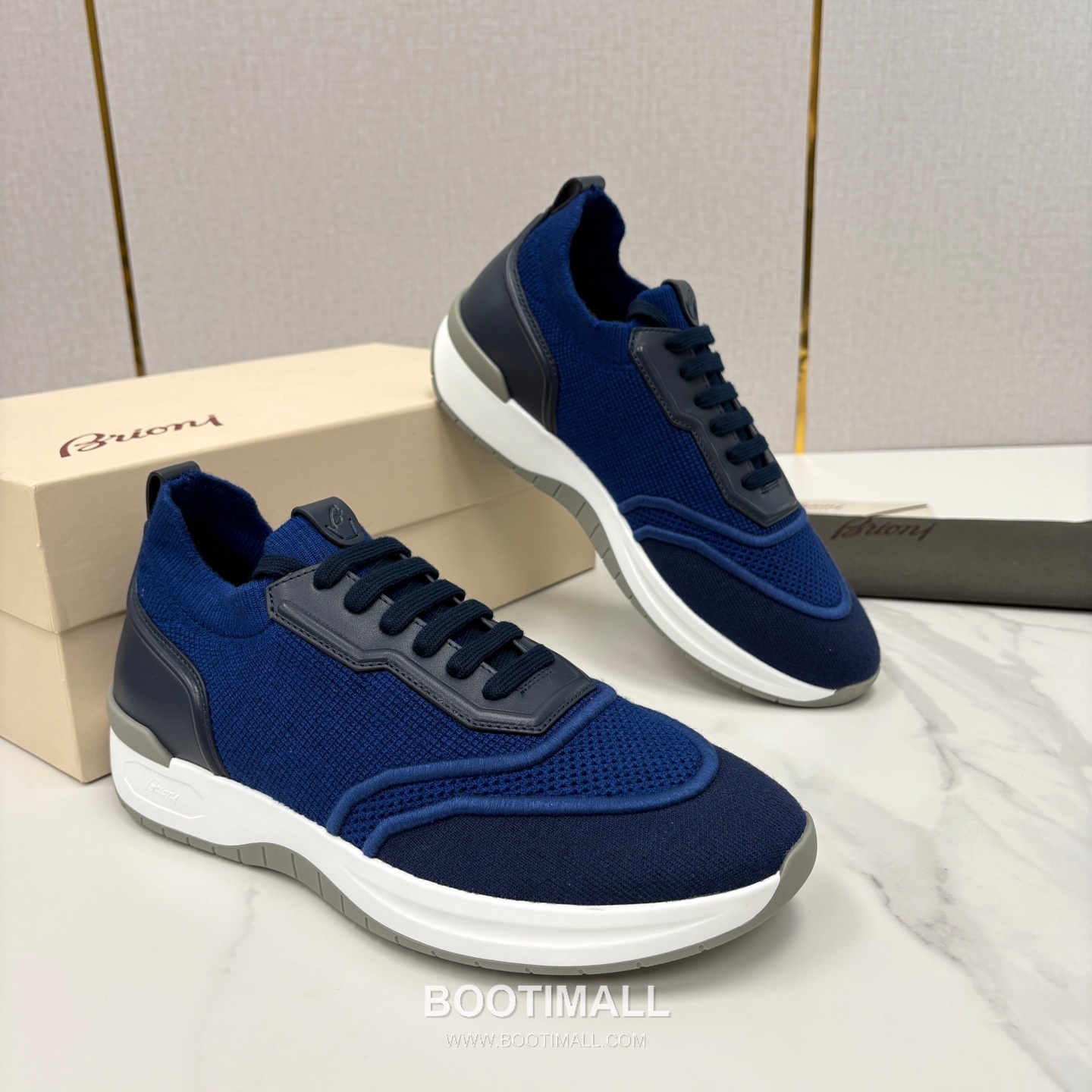 Brioni Mesh Suede Dad Sneaker 브리오니 메쉬 스웨이드 대드 스니커즈 5cm 2