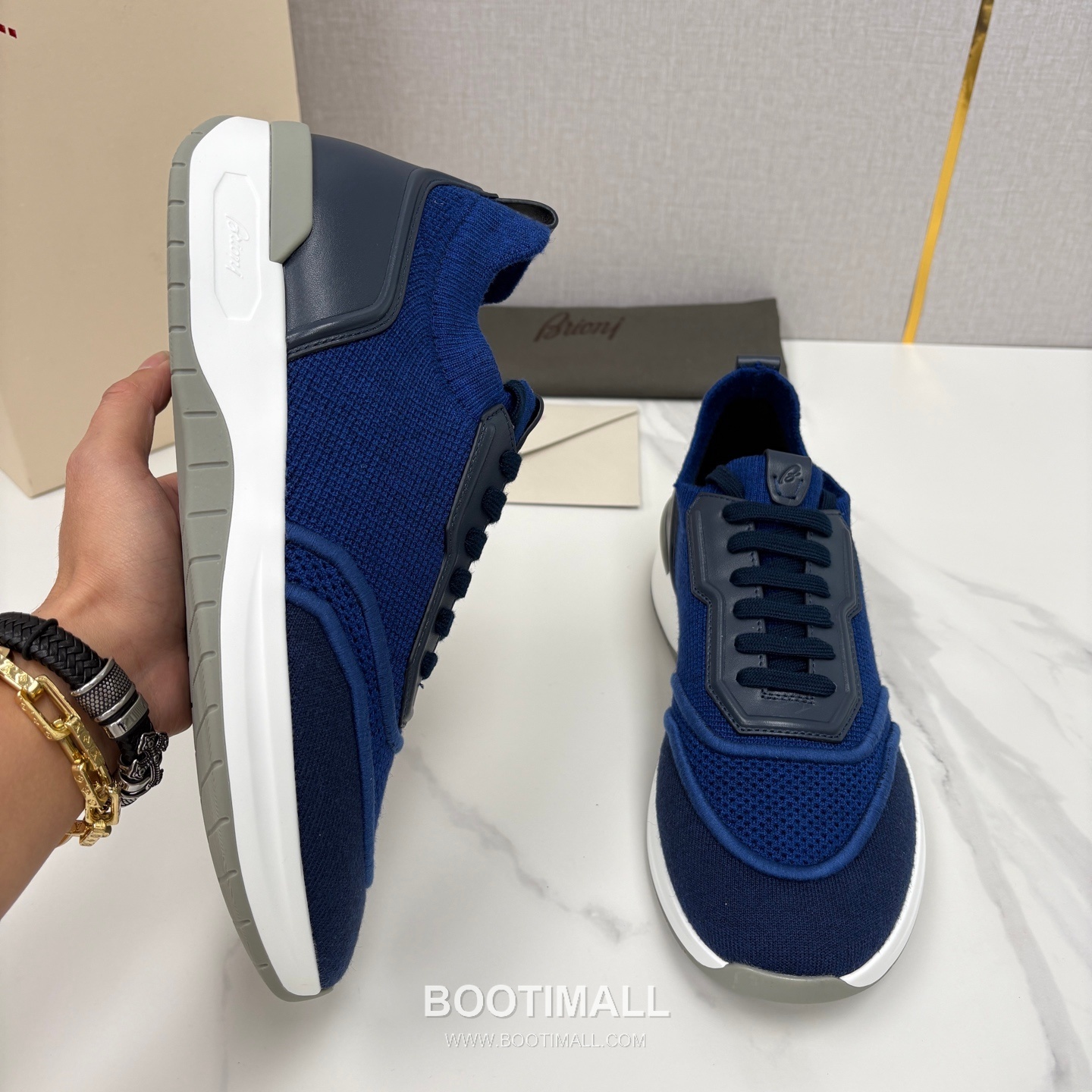 Brioni Mesh Suede Dad Sneaker 브리오니 메쉬 스웨이드 대드 스니커즈 5cm 4